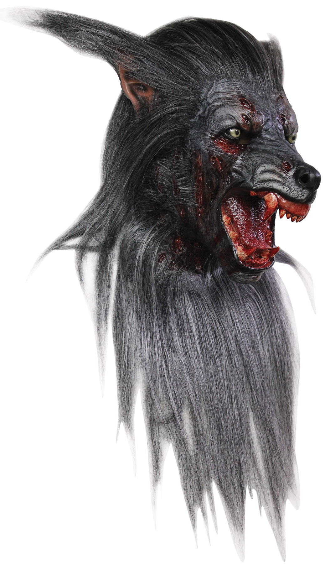 Black Wolf Latex Mask Halloween Masks - Tophatter Daily Deals