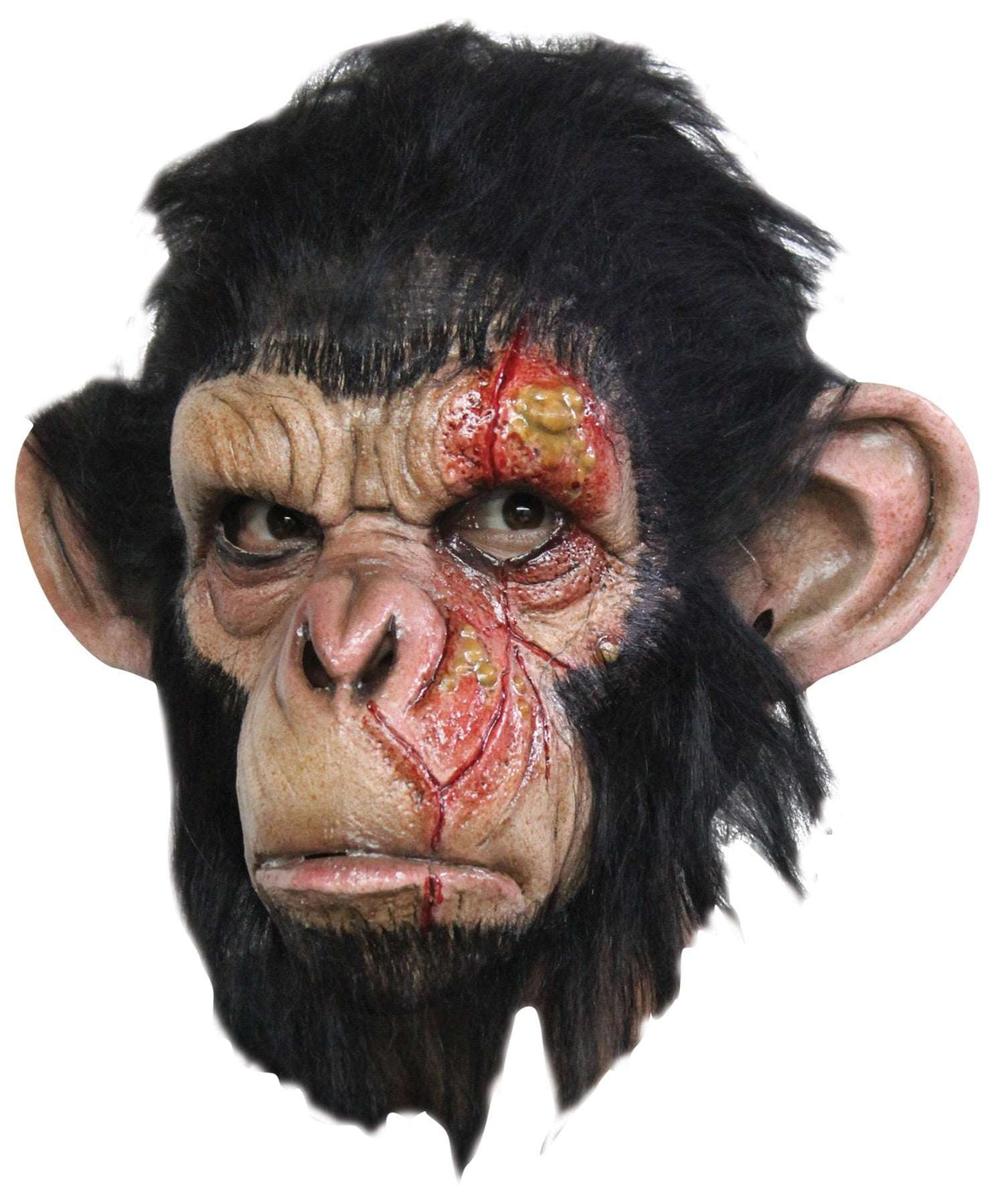 Infected Chimp Latex Mask Halloween Masks - Tophatter Daily Deals