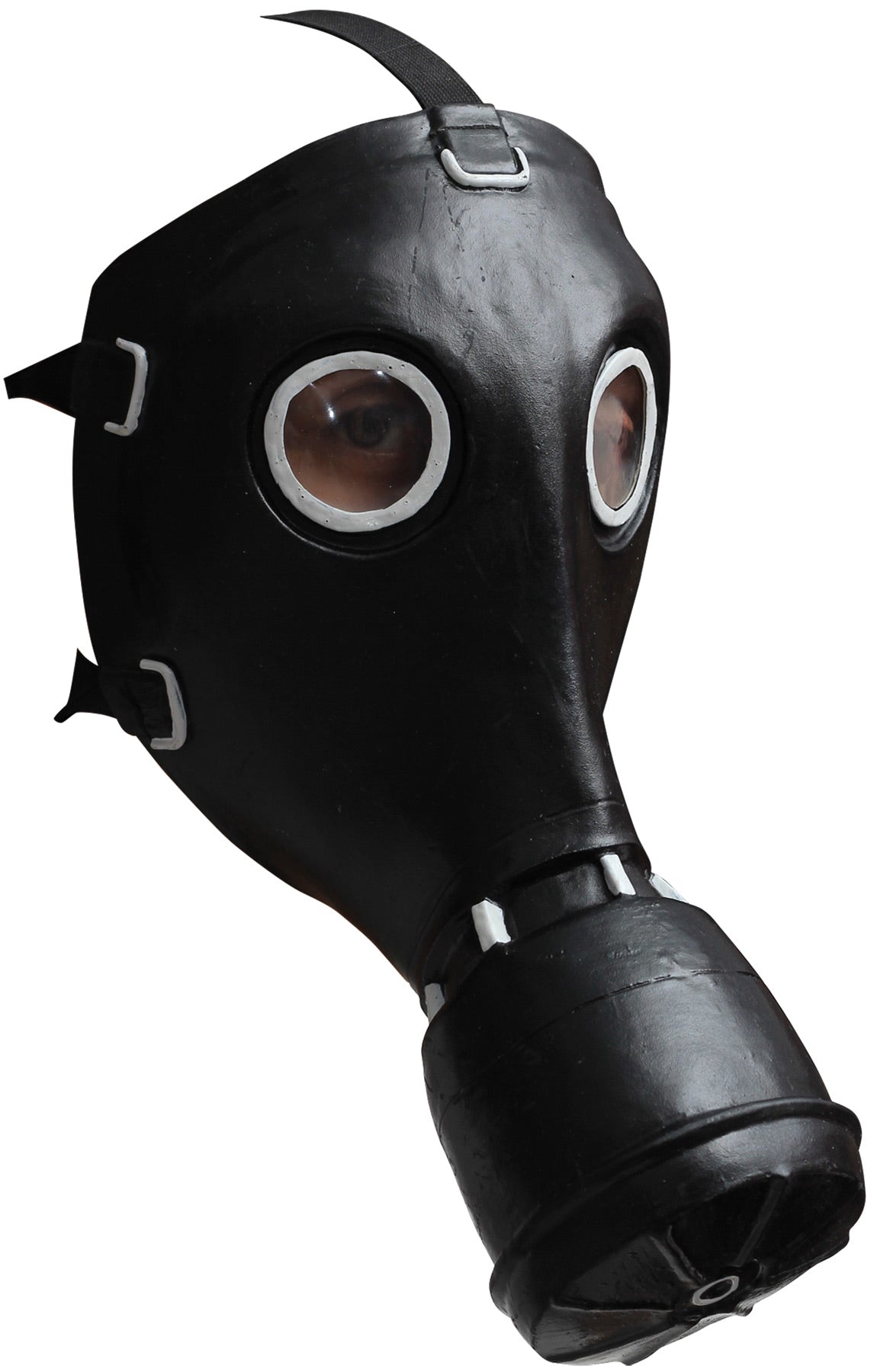 Black GP-5 Gas Latex Mask Halloween Masks - Tophatter Daily Deals