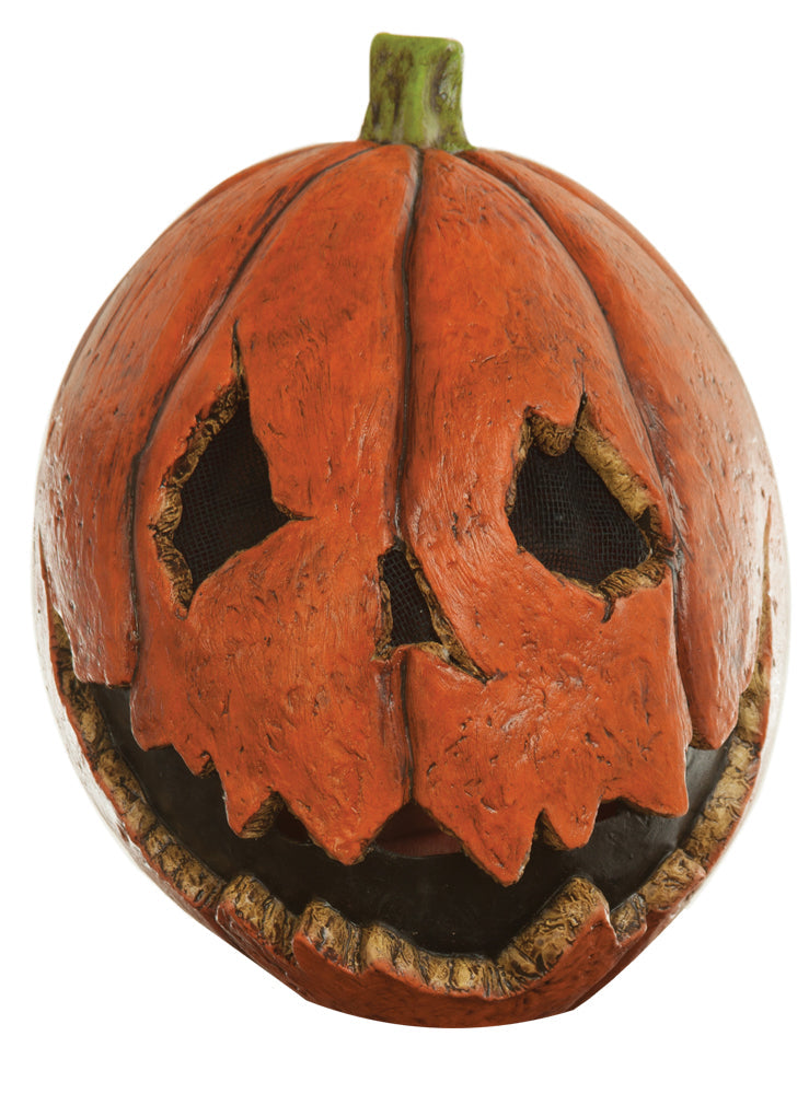 Last Night Pumpkin Latex Mask Halloween Pumpkin Decorations - Tophatter Daily Deals