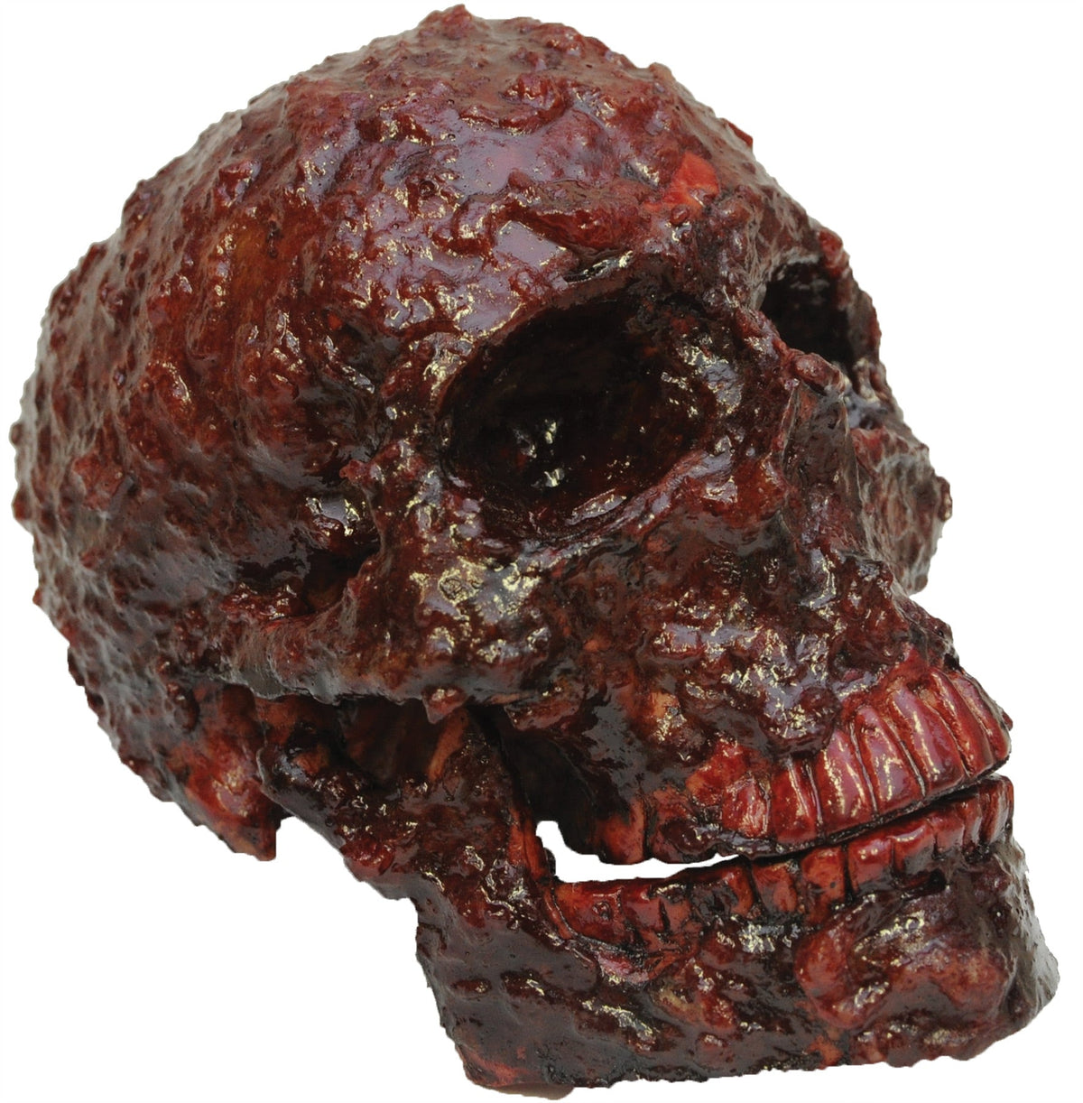 Blood Scab Resin Skull Prop Halloween Skeleton Decorations - Tophatter Daily Deals