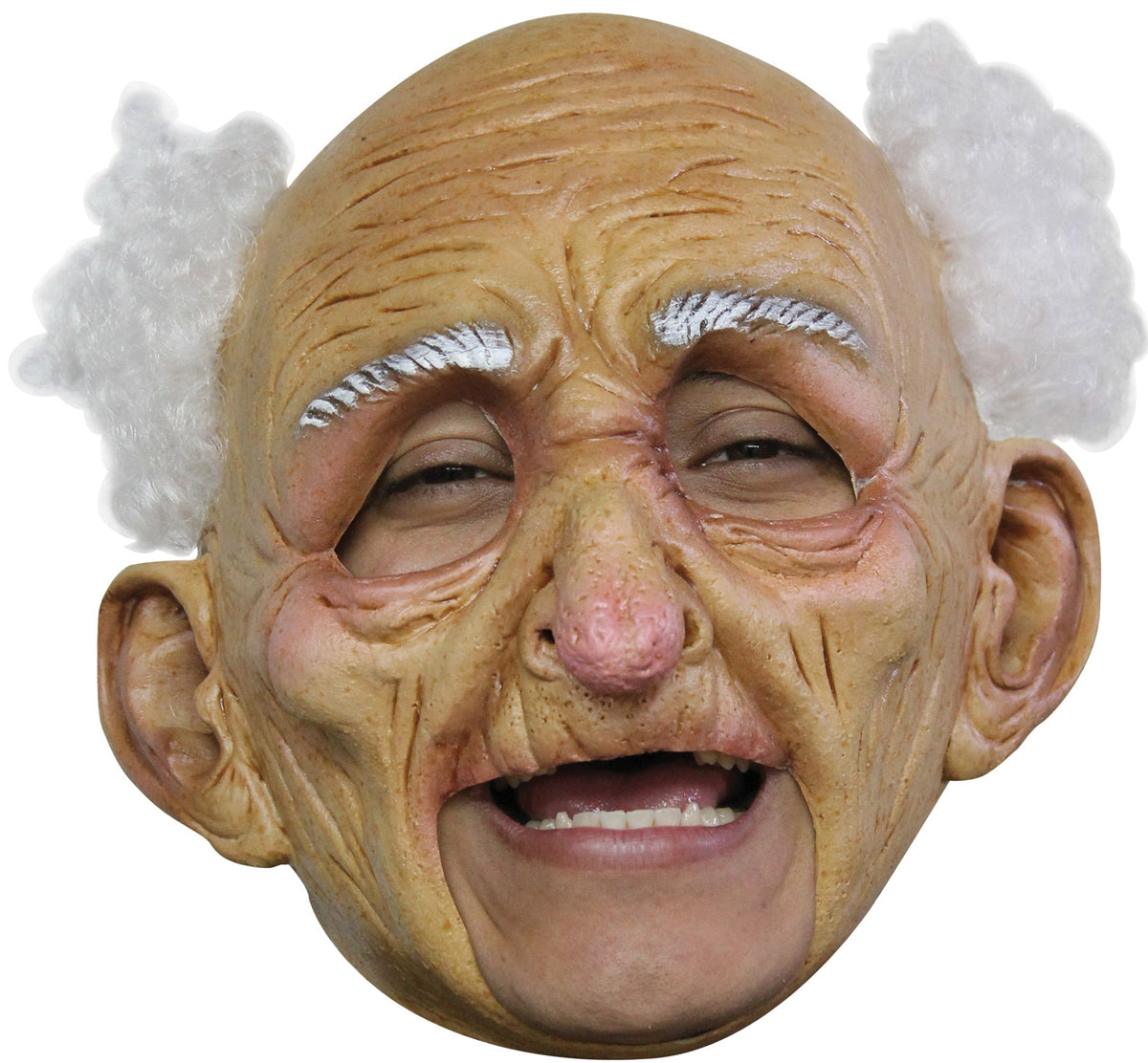 Deluxe Old Man Chinless Latex Mask Halloween Masks - Tophatter Daily Deals