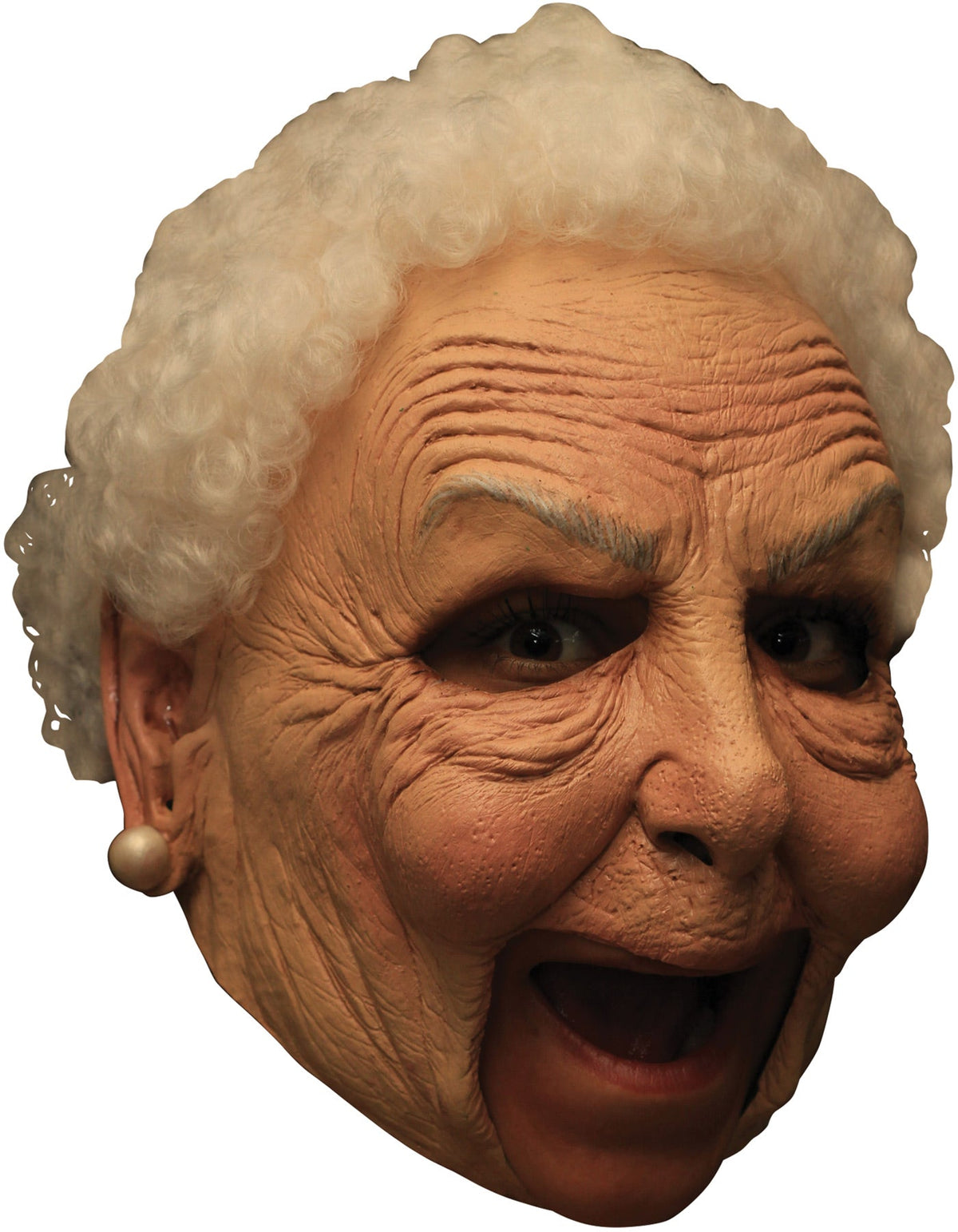 Deluxe Nanny Chinless Latex Mask Halloween Masks - Tophatter Daily Deals