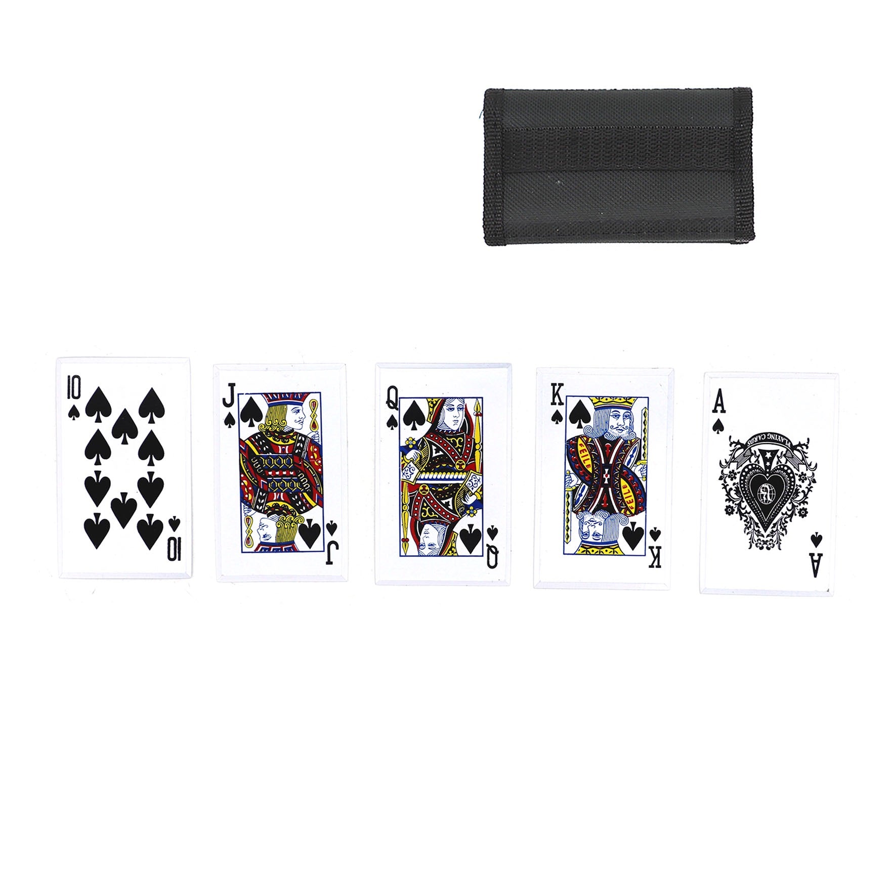 Royal Flush Throwing Knives Spades Card Set – Set of 5 - Tophatter's Guns'N'Weapons Store Collectible Weapons - Tophatter Daily Deals