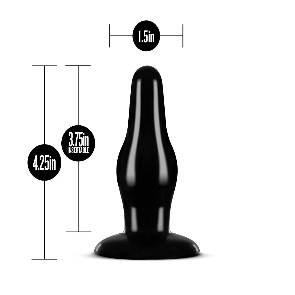 Blush Anal Adventures Pleasure Plug Black for Comfortable Use > Anal Range > Butt Plugs - Tophatter Daily Deals