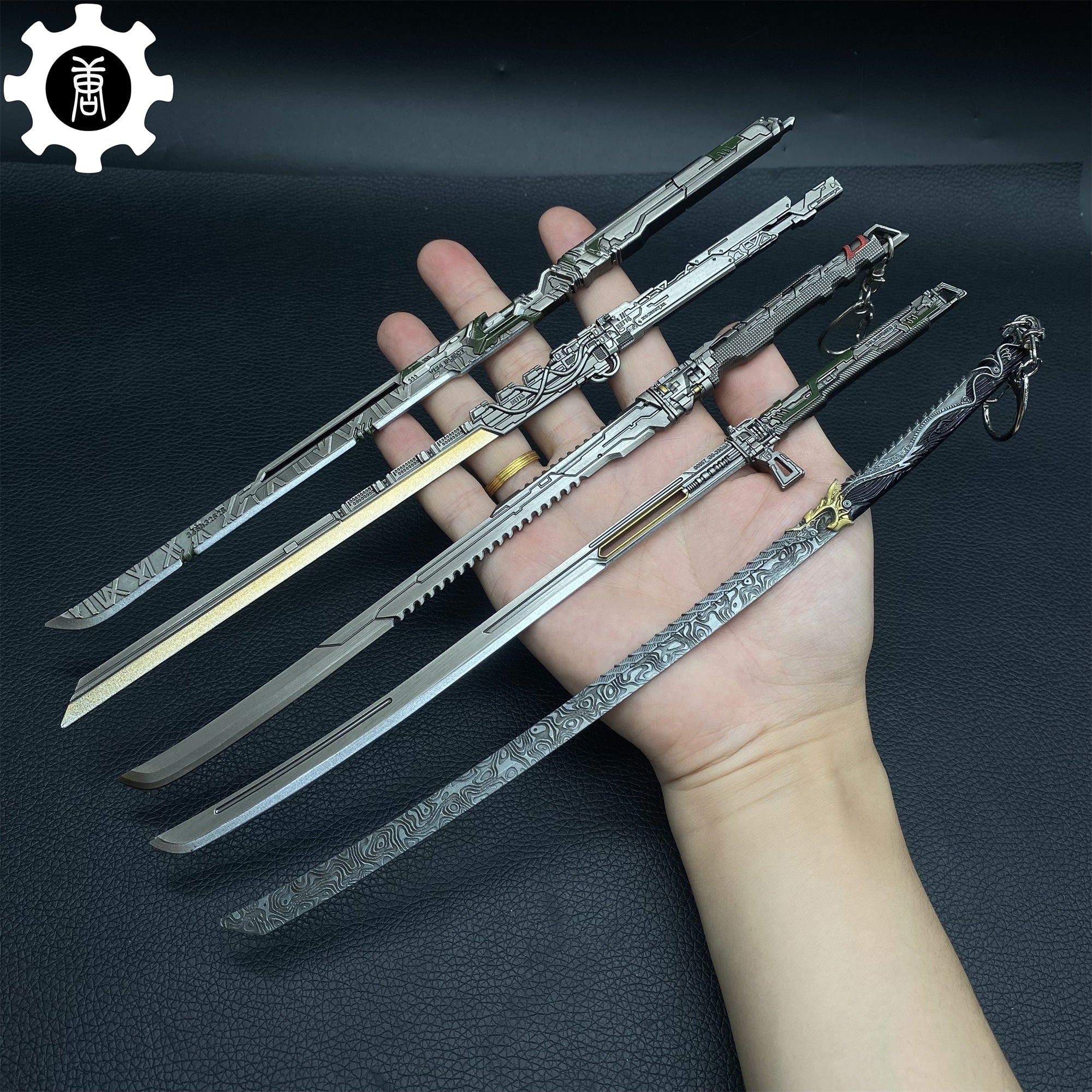 Hot Game TCGR Mini Katanas Metal Replica 8 Options - Tophatter Daily Deals