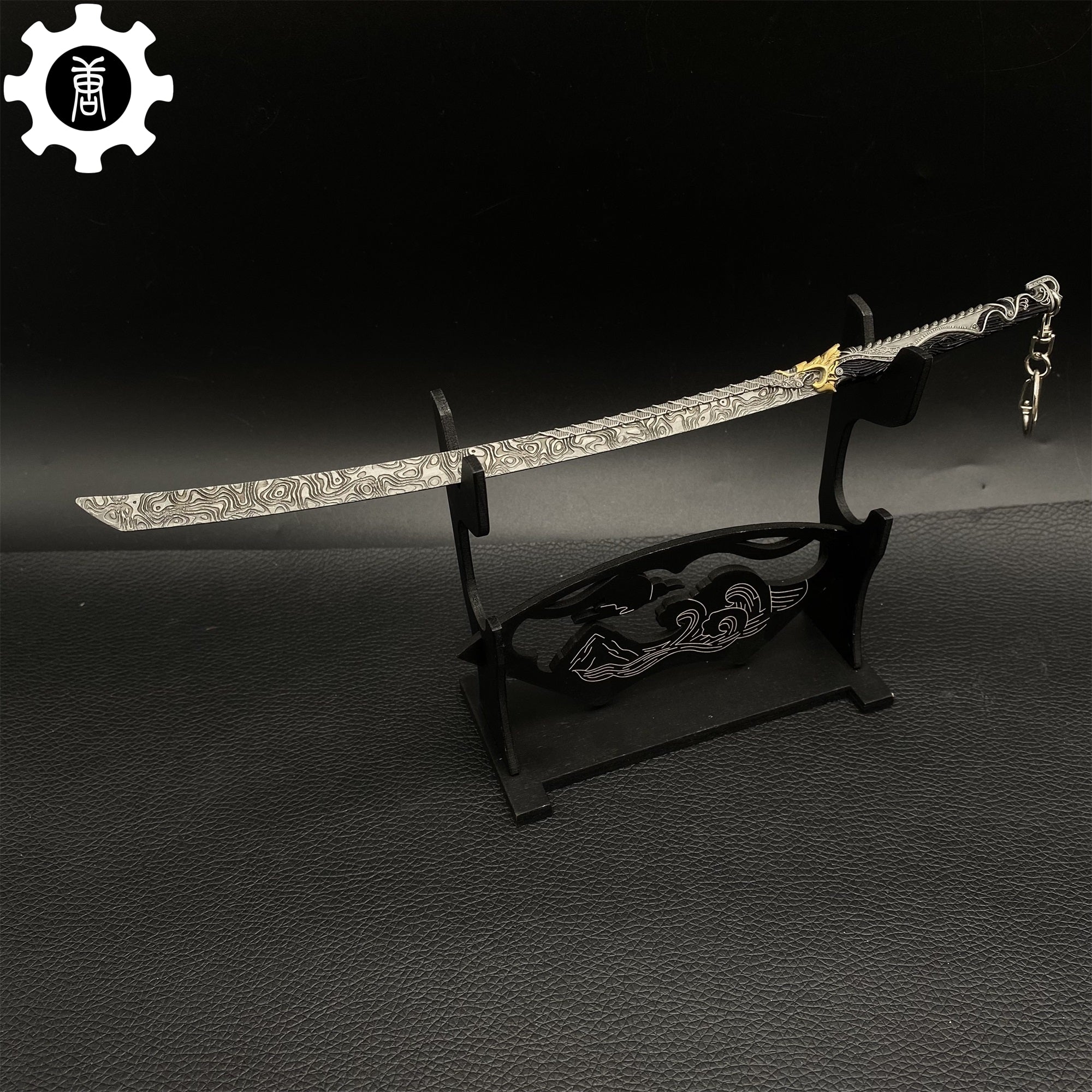 Hot Game TCGR Mini Katanas Metal Replica 8 Options Katana E & Stand - Tophatter Daily Deals