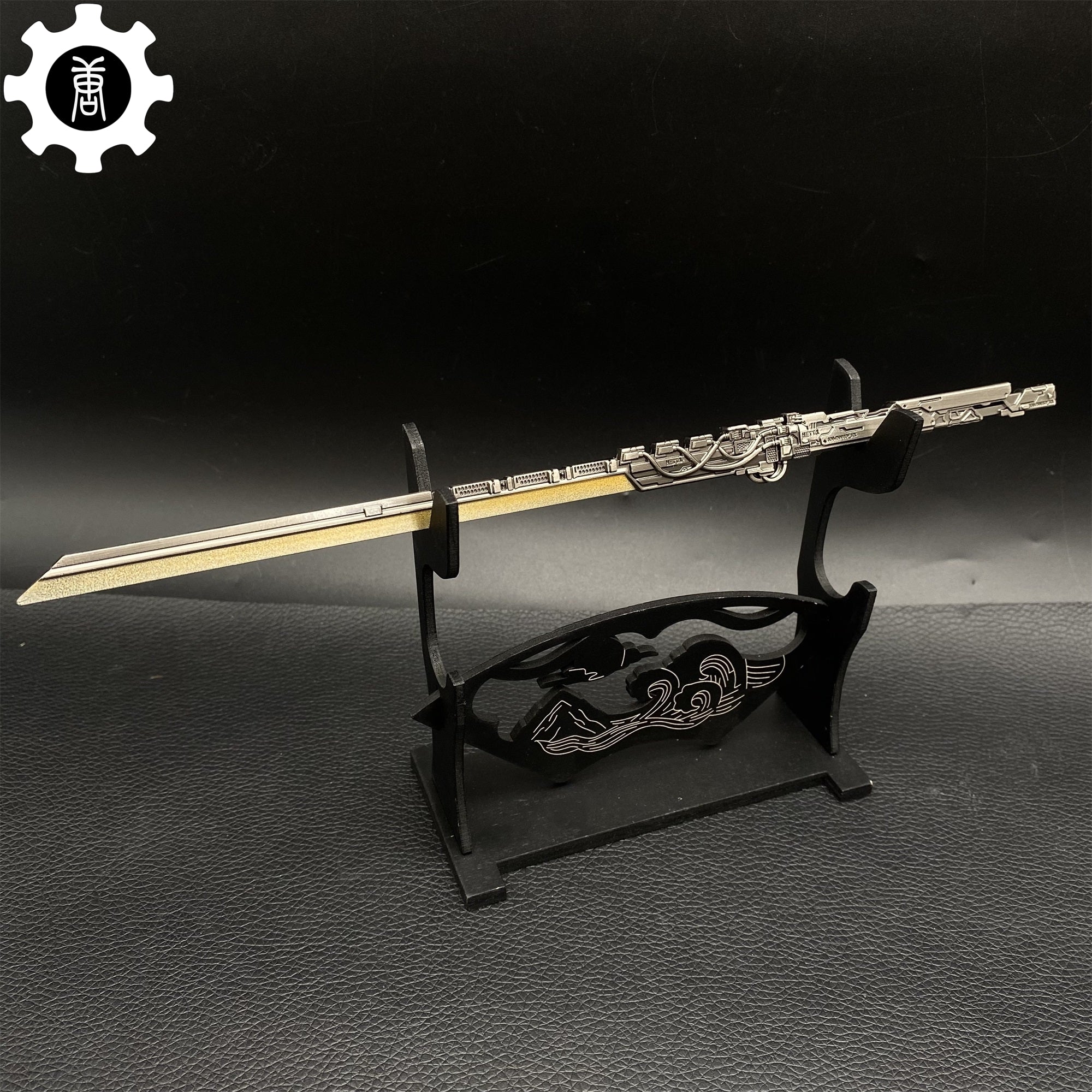 Hot Game TCGR Mini Katanas Metal Replica 8 Options Katana B & Stand - Tophatter Daily Deals