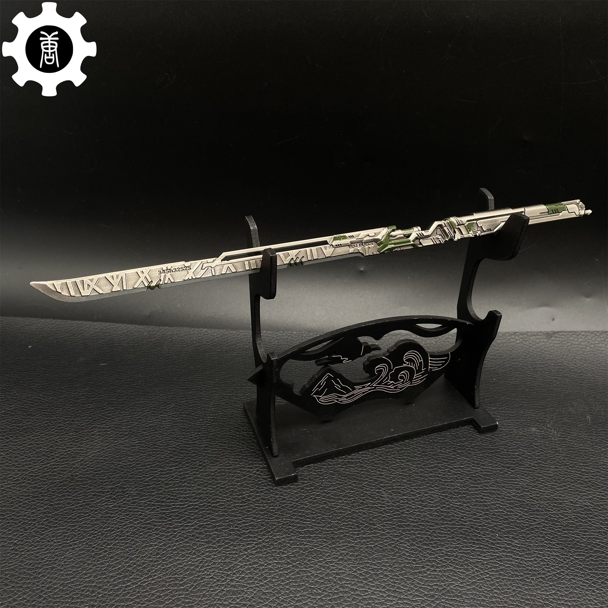 Hot Game TCGR Mini Katanas Metal Replica 8 Options Katana A & Stand - Tophatter Daily Deals
