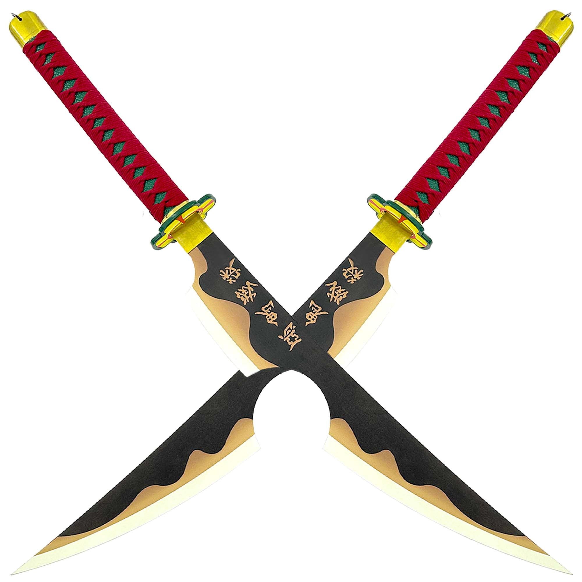 Tengen Demon Slayer Anime Duel Wield Sword Set Swords - Tophatter Daily Deals