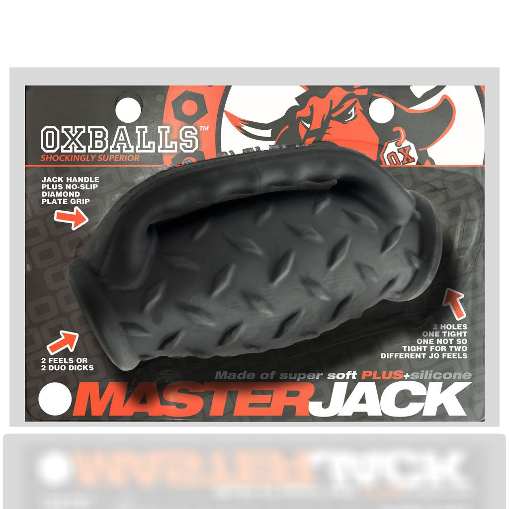 Masterjack Double Penetration Black - Double ended Stroker > Sex Toys For Men > Masturbators > Manual - Tophatter Daily Deals