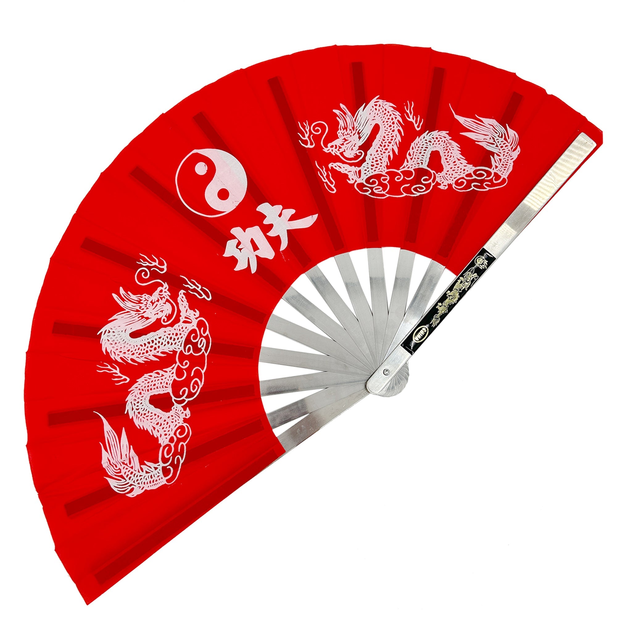 Tessen-Jutsu Iron Fan Weapon Dragon Red ninja & martial arts - Tophatter Daily Deals