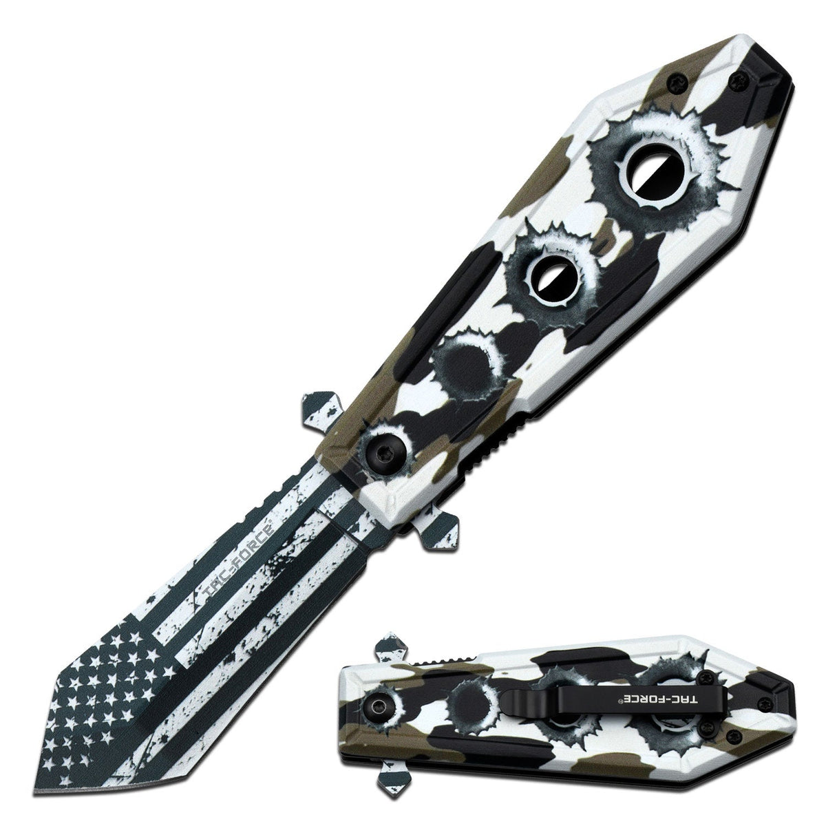 TAC-FORCE SPRING ASSISTED KNIFE - Tophatter Daily Deals