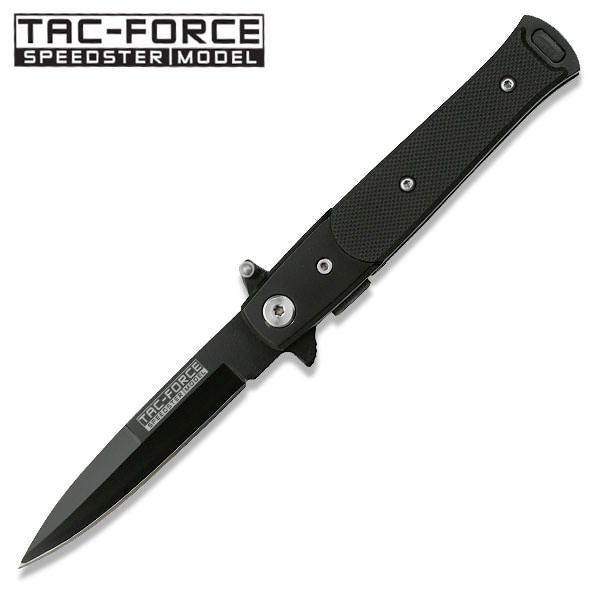 4 Inch Closed Stiletto Style Assisted Knife With G-10 Handle Collectible Weapons - Tophatter Daily Deals