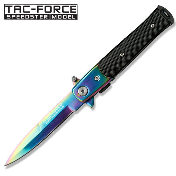 4 Inch Closed Titanium Stiletto Style Assisted Knife With G-10 Handle - TOPHATTER'S ARMORY DEALS Collectible Weapons - Tophatter Daily Deals