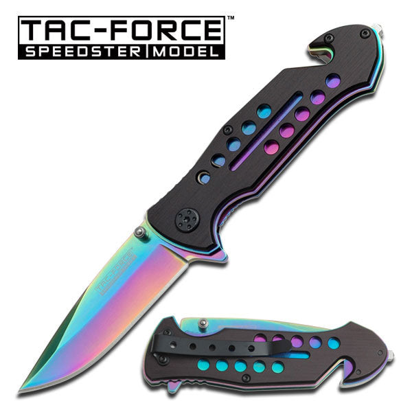 TAC-FORCE TACTICAL SPRING ASSISTED KNIFE - Tophatter Daily Deals