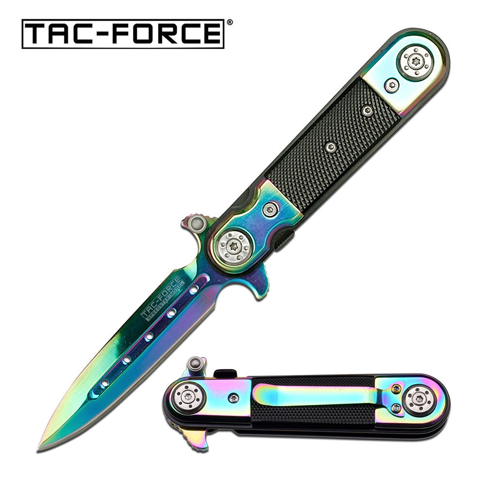 TAC-FORCE SPRING ASSISTED KNIFE - Tophatter Daily Deals