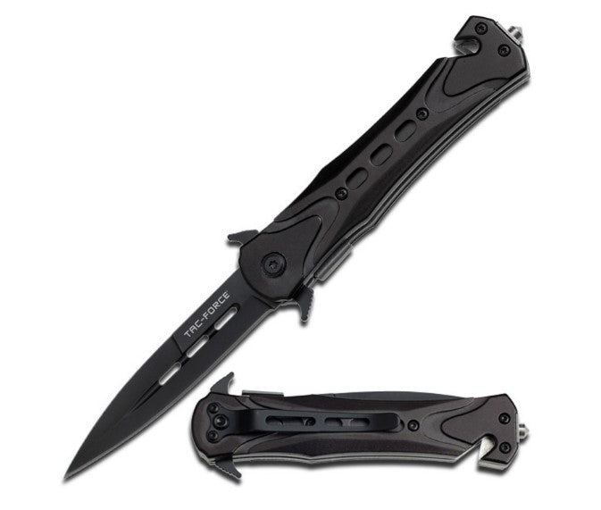 Tac Com Spring TAC-FORCE TACTICAL SPRING ASSISTED KNIFE – Tophatter's Inc.