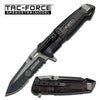 Tac-Force Black Assisted Open EMT LED Light Liner Folding Pocket Knife - Tophatter's Army Products & Self Defense Collectible Weapons - Tophatter Daily Deals