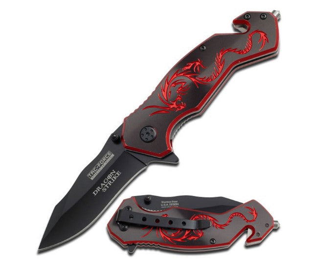 TAC-FORCE TACTICAL SPRING ASSISTED KNIFE - Tophatter Daily Deals