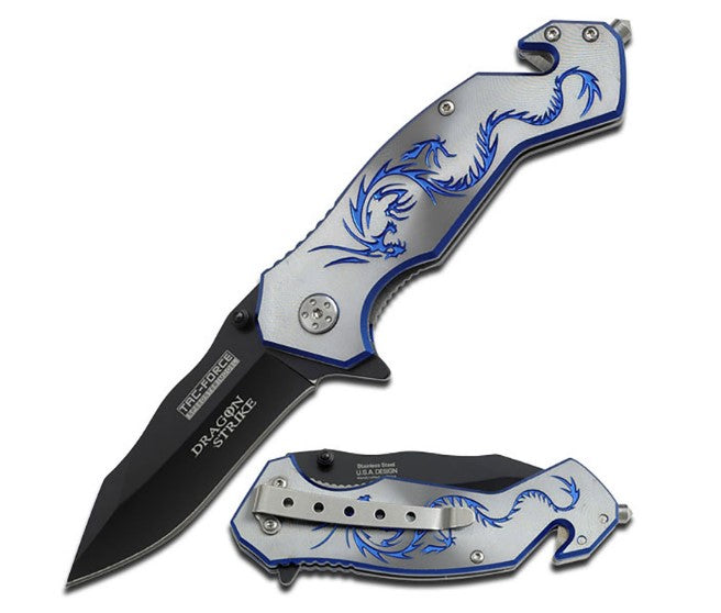 TAC-FORCE TACTICAL SPRING ASSISTED KNIFE - Tophatter Daily Deals