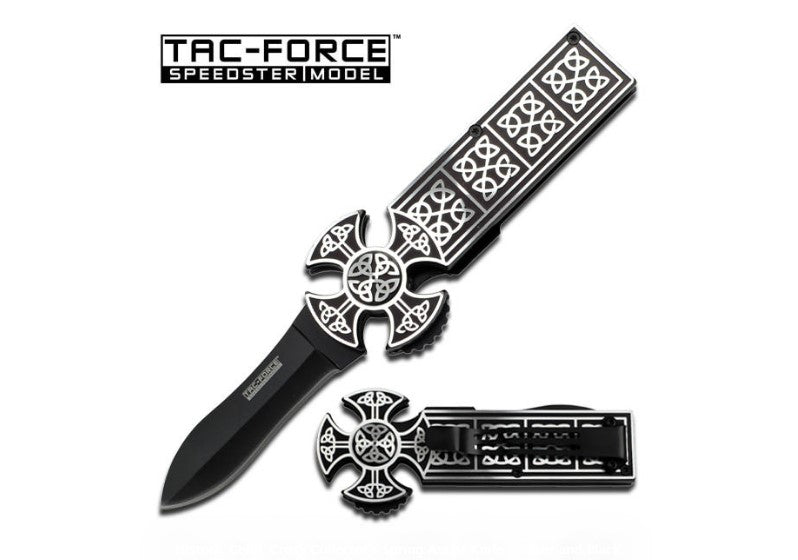 Celtic Cross Spring Assist Knife - Tophatter Daily Deals