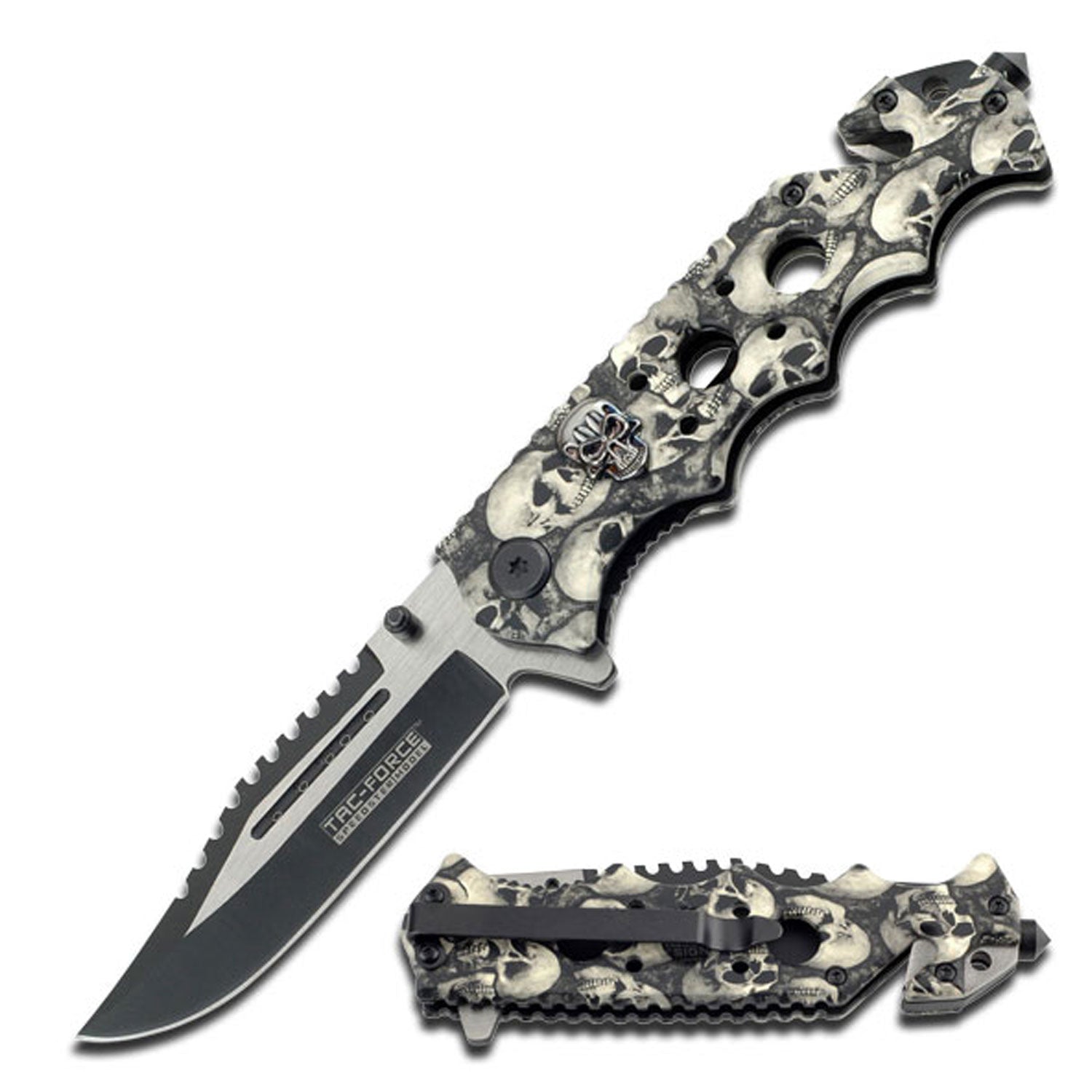 Tac Com Spring TAC-FORCE - SPRING ASSISTED KNIFE – Tophatter's Inc.