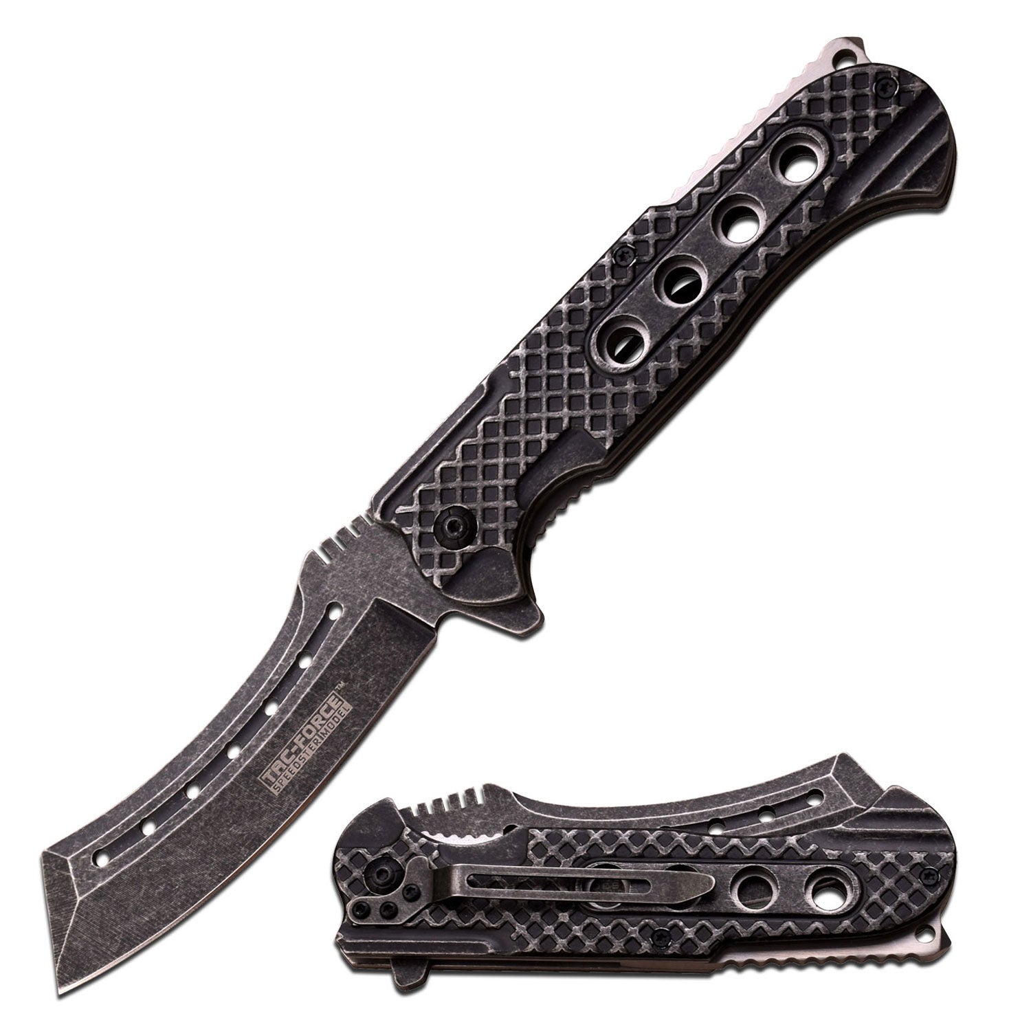 Tac Com Spring TAC-FORCE - SPRING ASSISTED KNIFE – Tophatter's Inc.
