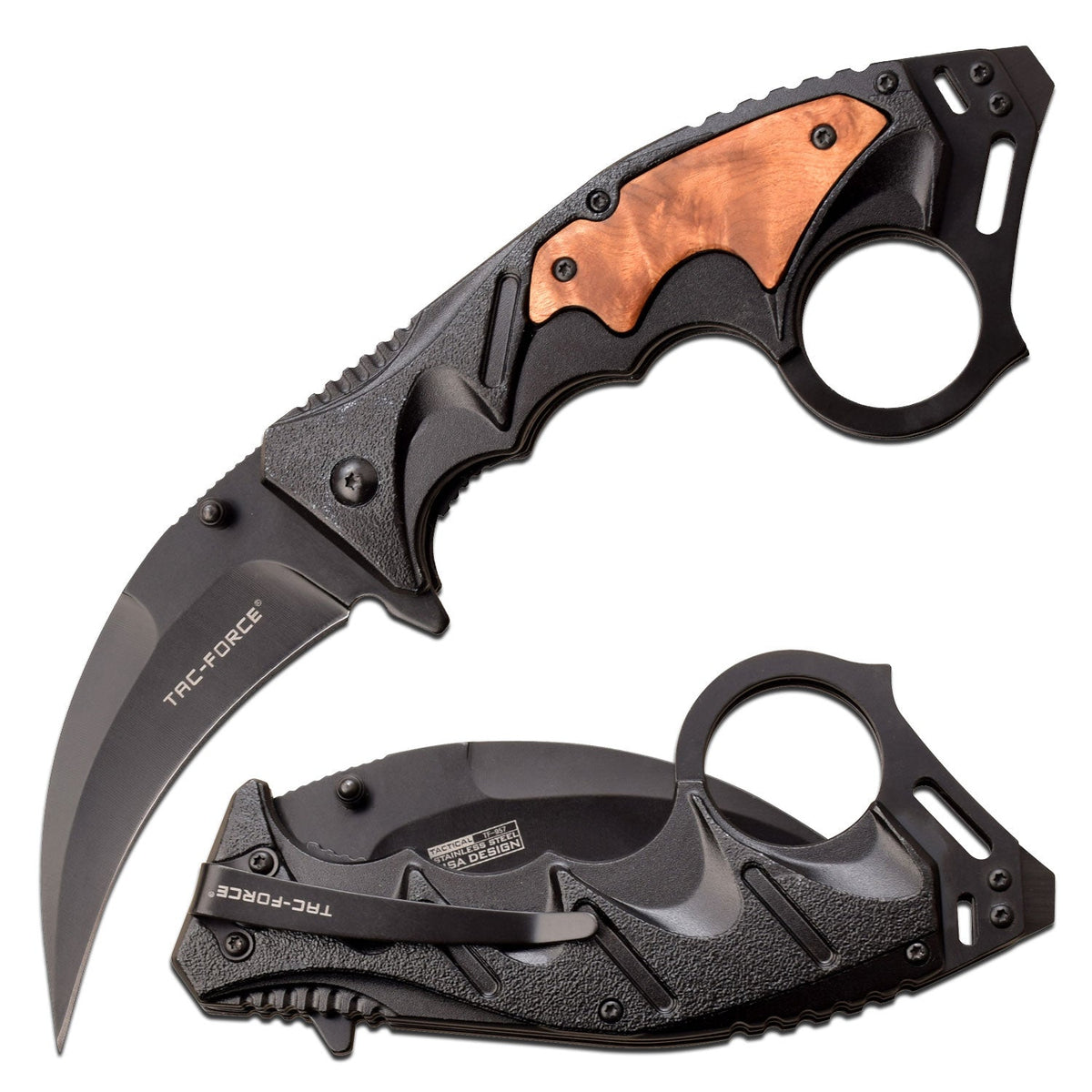 TAC-FORCE SPRING ASSISTED KNIFE - Tophatter Daily Deals