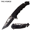 8.25" Tactical Spring Assisted Opening Pocket Knife Black - Tophatter's Army Products & Self Defense Collectible Weapons - Tophatter Daily Deals