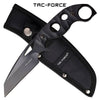 Tac Force Tactical Fixed Blade Knife 8.5 Inch Length Black G10 Handle - Tophatter's Army Products & Self Defense Collectible Weapons - Tophatter Daily Deals