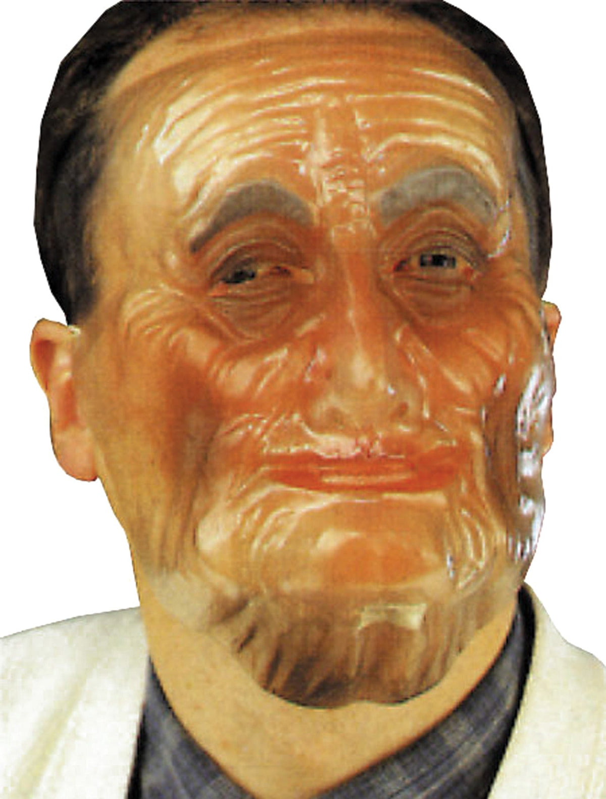 Plastic Old Male Transparent Mask – Tophatter's Inc.