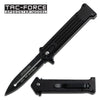 All Black Joker Spring Assisted Opening 'Legal Automatic' Knife - TOPHATTER'S ARMORY DEALS Collectible Weapons - Tophatter Daily Deals