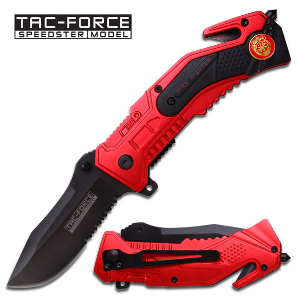 Spring Assist - 'Legal Auto Knife' - Tactical Firefighter Rescue - Tophatter's Inc. Weapons Store Online Collectible Weapons - Tophatter Daily Deals