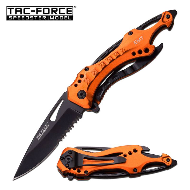 Tac-Force EMT Sports Bike Handle Assisted Opening Knife - Tophatter's Inc. Weapons Store Online Collectible Weapons - Tophatter Daily Deals