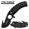 Tactical Heavy Duty Guthook Finger Hole Spring Assisted Knife - TOPHATTER'S ARMORY DEALS Collectible Weapons - Tophatter Daily Deals