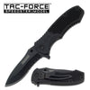 Tac-Force Black Serrated Tactical Hunting Assisted Opening Knife - TOPHATTER'S ARMORY DEALS Collectible Weapons - Tophatter Daily Deals