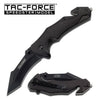 Rescue Spring Assist Open Pocket Knife Black Curved Tanto Blade Tactical - TOPHATTER'S ARMORY DEALS Collectible Weapons - Tophatter Daily Deals