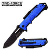 4.75 Inch POLICE Tactical Rescue Spring Assist Pocket Knife With LED Light - TOPHATTER'S ARMORY DEALS Collectible Weapons - Tophatter Daily Deals