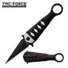 Assisted Open Ninja Stiletto Ring Fighter Pocket Knife Silver - TOPHATTER'S ARMORY DEALS Collectible Weapons - Tophatter Daily Deals