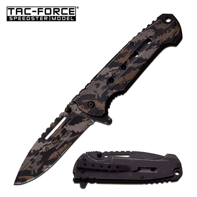 Tac-Force Digital Camo Spring Assisted Opening Knife - TOPHATTER'S ARMORY DEALS Collectible Weapons - Tophatter Daily Deals