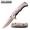 White Pearl Handle Spring Assist Opening Pocket Folding Knife - Tophatter's Army Products & Self Defense Collectible Weapons - Tophatter Daily Deals