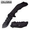 8.25" Black Tactical Survival Spring Assisted Open Folding Pocket Knife - Tophatter's Army Products & Self Defense Collectible Weapons - Tophatter Daily Deals