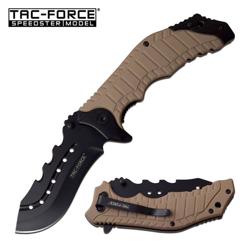 8.25" Tactical Survival Spring Assisted Open Folding Pocket Knife EDC - Tophatter's Guns'N'Weapons Store Collectible Weapons - Tophatter Daily Deals