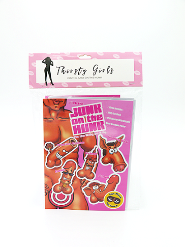 Thirsty Girls Pin The Junk On The Hunk Party Game Set > Novelties > Bachelor & Bachelorette Items - Tophatter Daily Deals