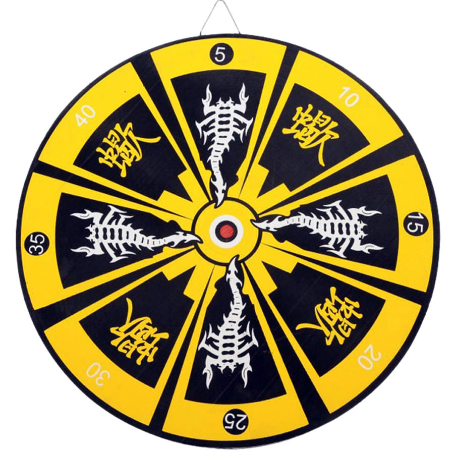 Oriental Stinger Bullseye Throwing Knife Target Dart Board - Tophatter Daily Deals