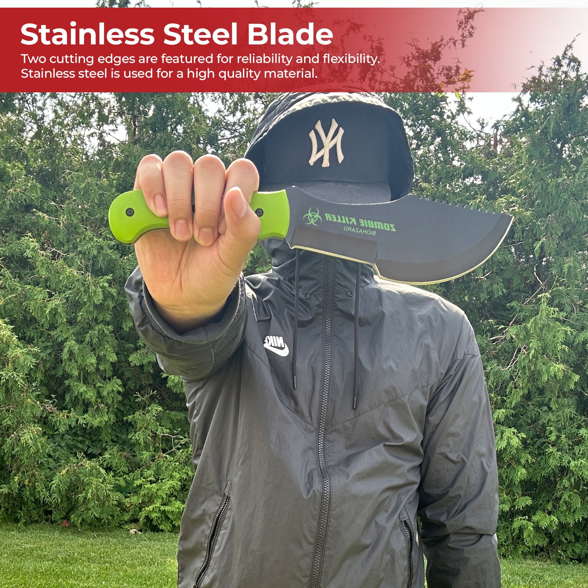 The Hunted Zombie Killer Tracker T-3 Knife outdoor gear - Tophatter Daily Deals