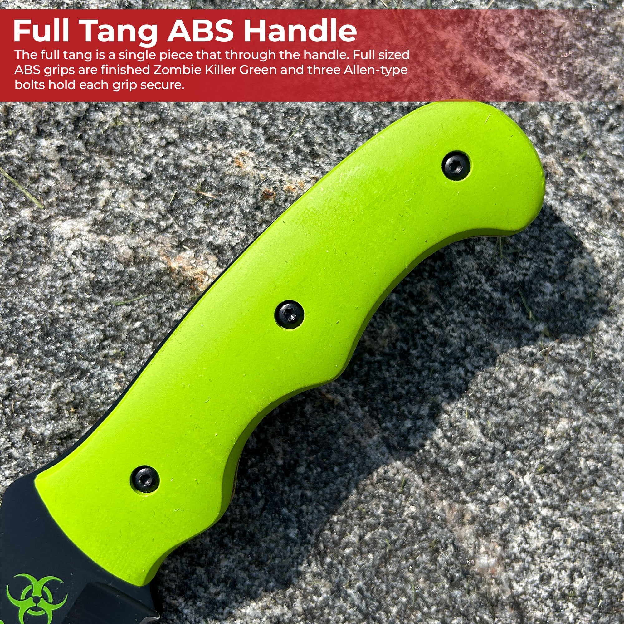 The Hunted Zombie Killer Tracker T-3 Knife outdoor gear - Tophatter Daily Deals