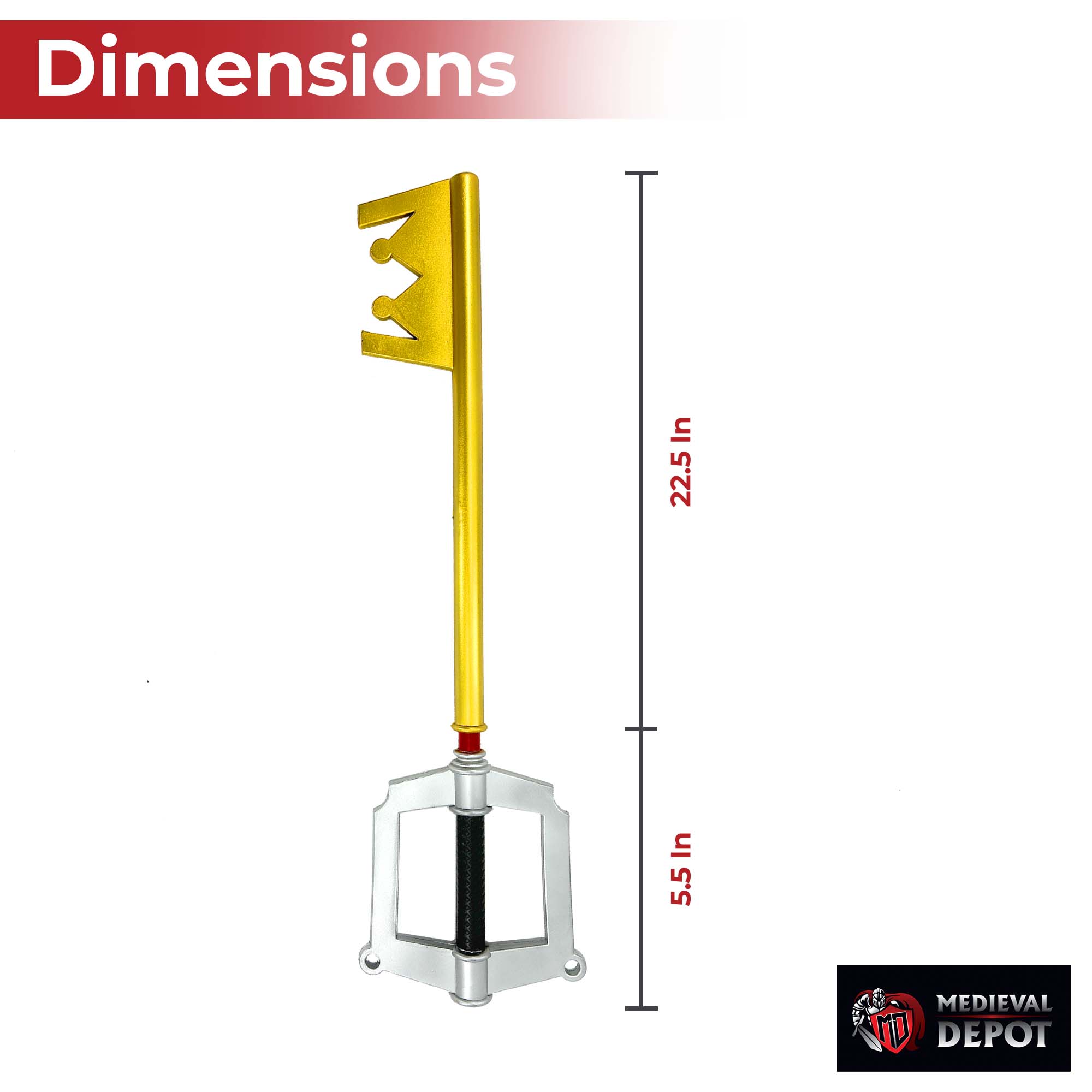 The Legendary Foam Key Blade Majestic Replica from Kingdom of Hearts Foam Products - Tophatter Daily Deals