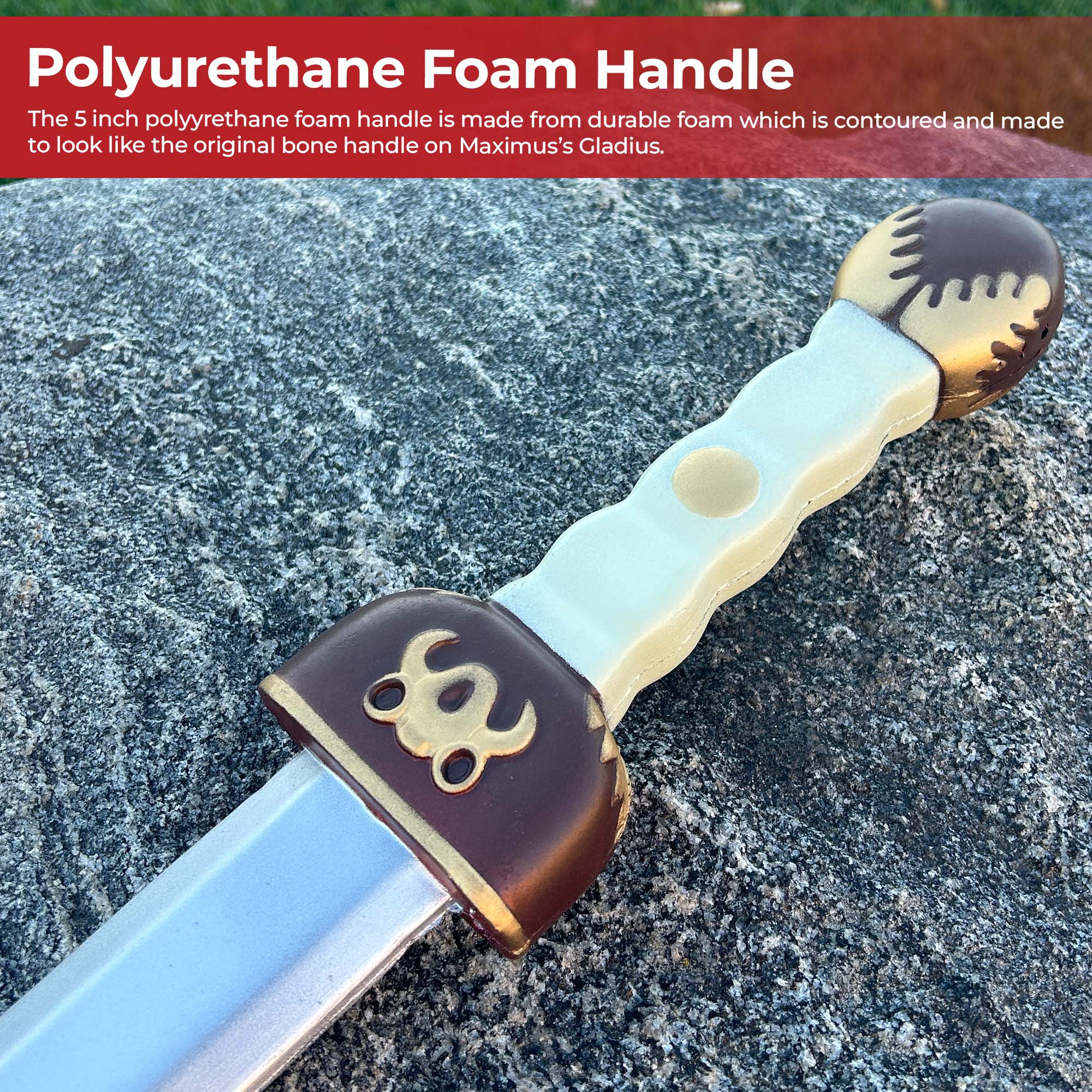 The Spaniard LARP Foam Roman Gladius Sword swords - Tophatter Daily Deals